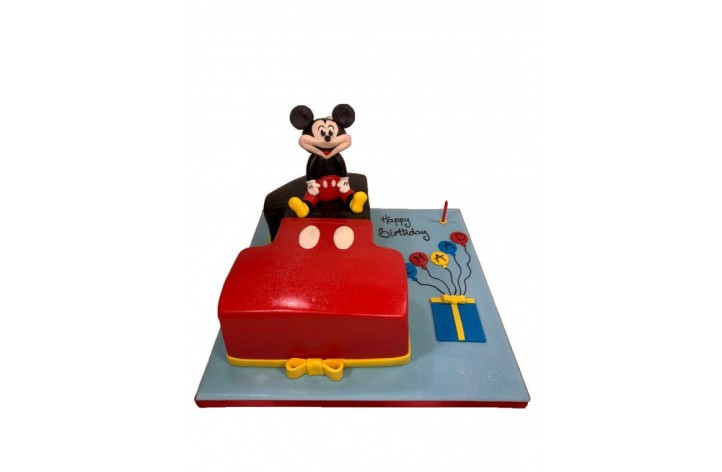 Mickey Number Cake